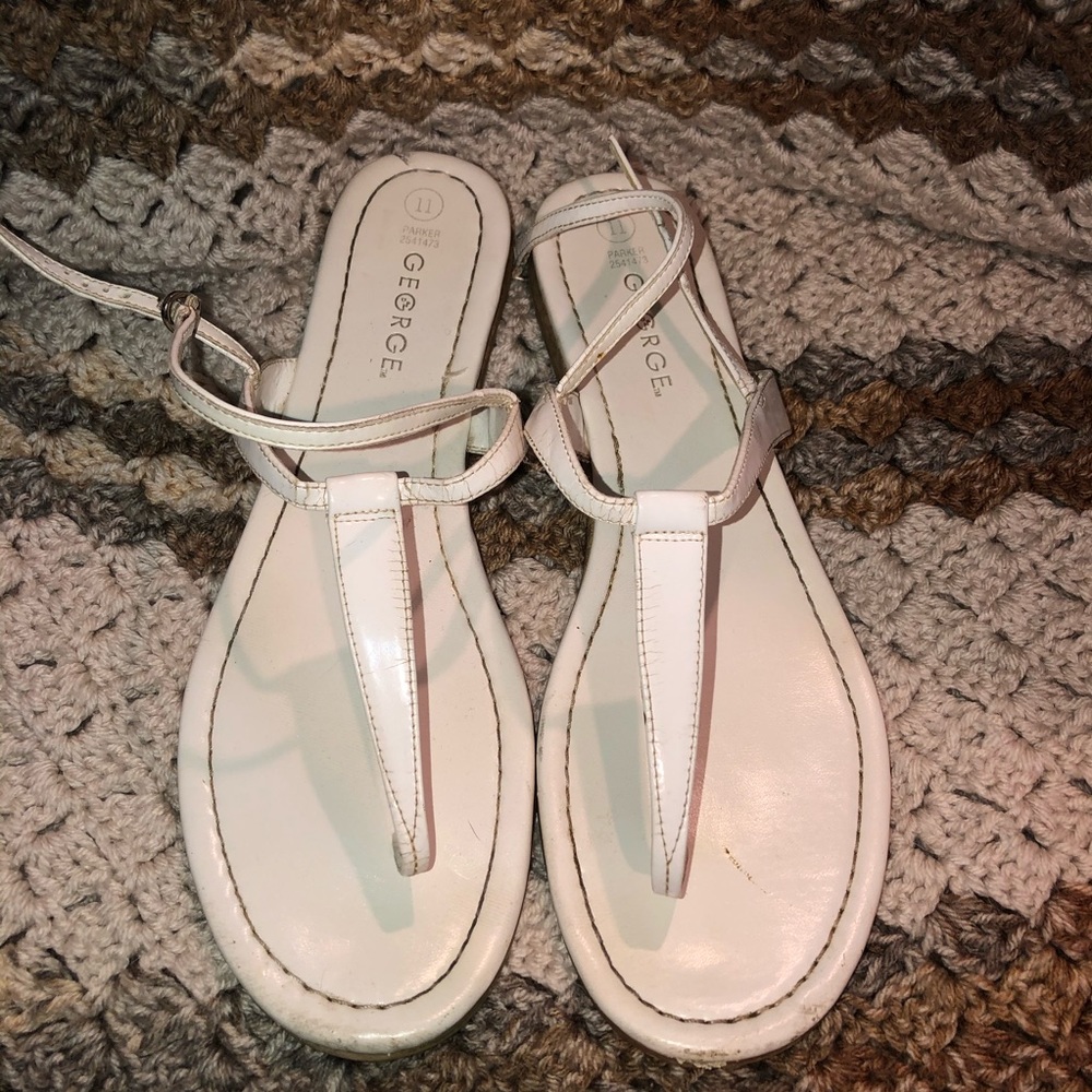 White Sandals